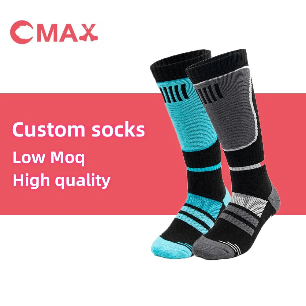 Cmax running socks cotton sports cushioned candy color brand logo hip hop street sport wear hemp socks