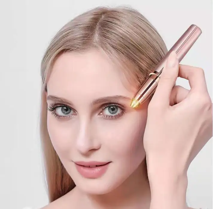 Rechargeable Painless Portable USB Epilator Hair Remover Nose Beard Eyebrow Trimmer Female Shaver