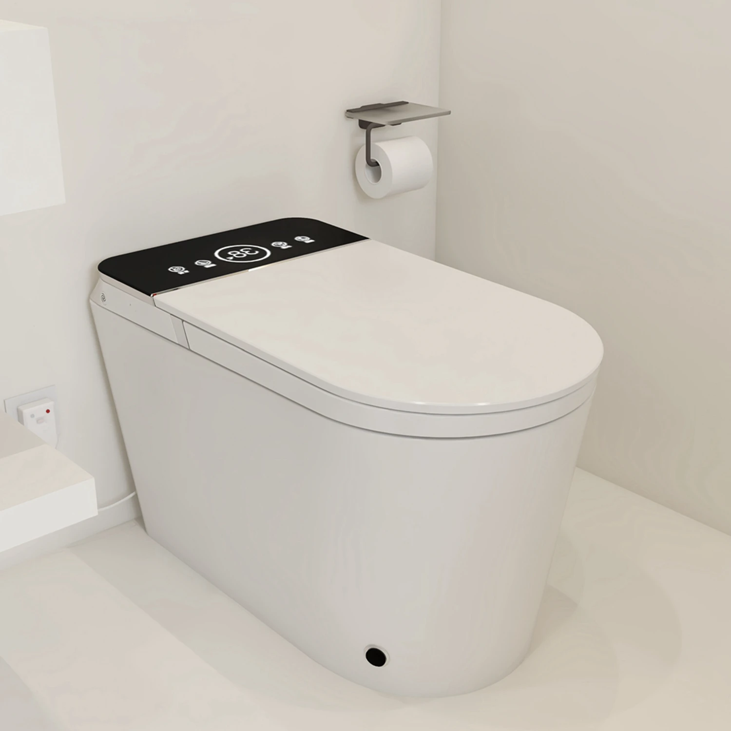 sanitary ware floor mounted supply elegant design stand wc one piece smart intelligent toilet with warmer