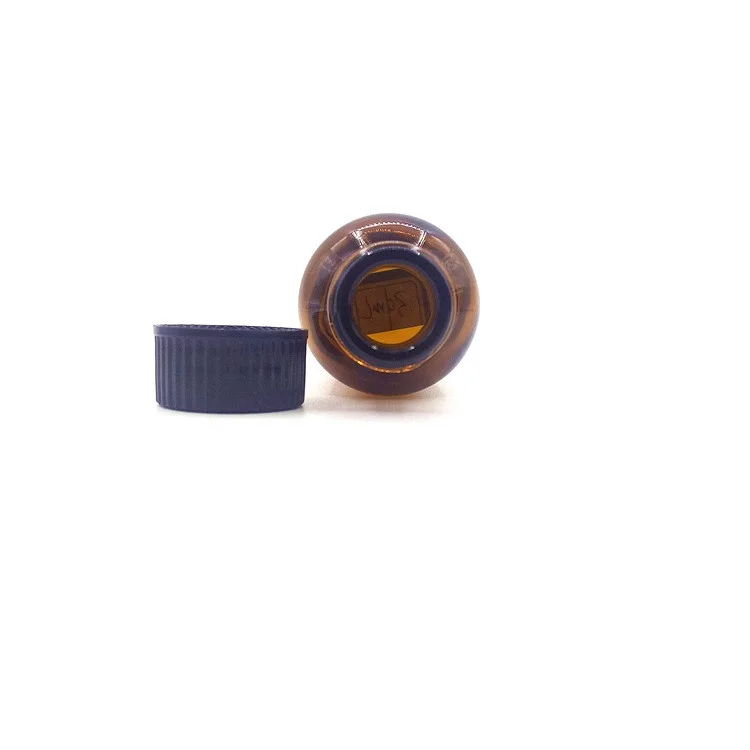 15ml 30ml 60ml 120ml 250ml 500ml 1000ml Amber Boston Round Glass Bottle