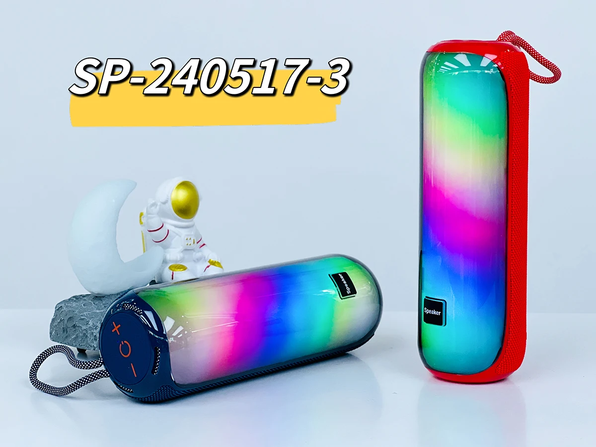 Новый SP-240517-3 портативный беспроводной синий зуб динамик водонепроницаемый открытый RGB звуковая коробка