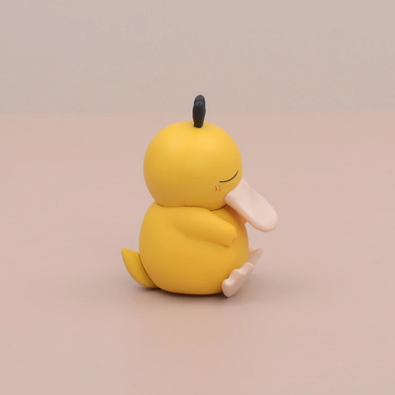 XR Pokemones Sleeping Psyduck Snorlax Gonbe Kabigon Anime Figure Toys Cute Version Animation Doll Collection PVC Model