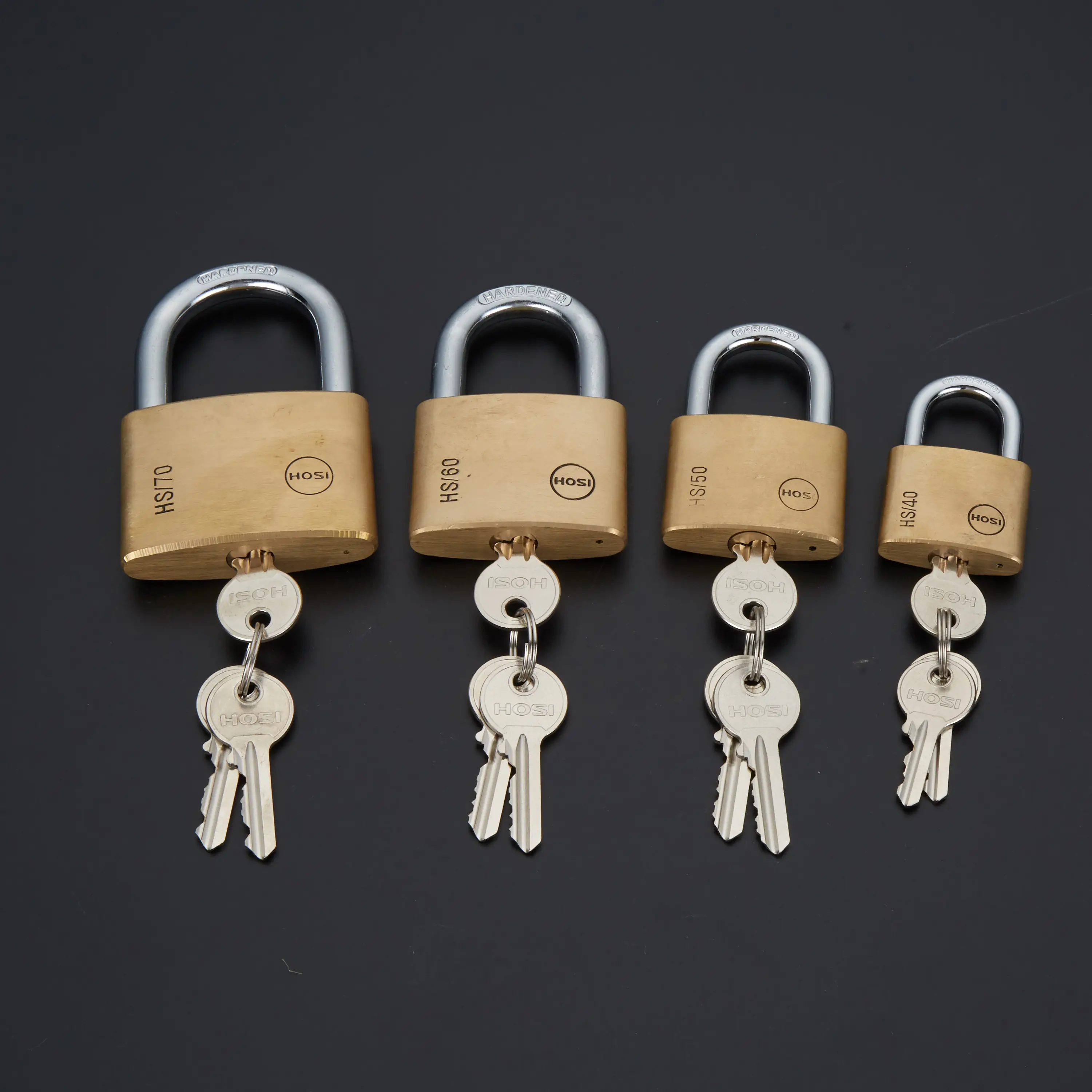 
Custom 60mm Copper Shackle Safety Lockout Padlock with Master Key 