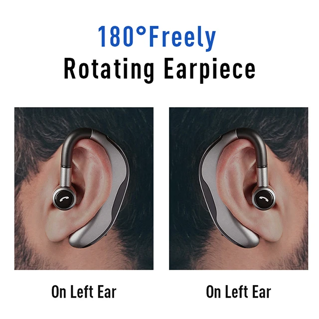 F600 долгого ожидания автомобильный вкладыши беспроводные наушники вкладыши на одной стороне шум гарнитура IPX-4 наушники