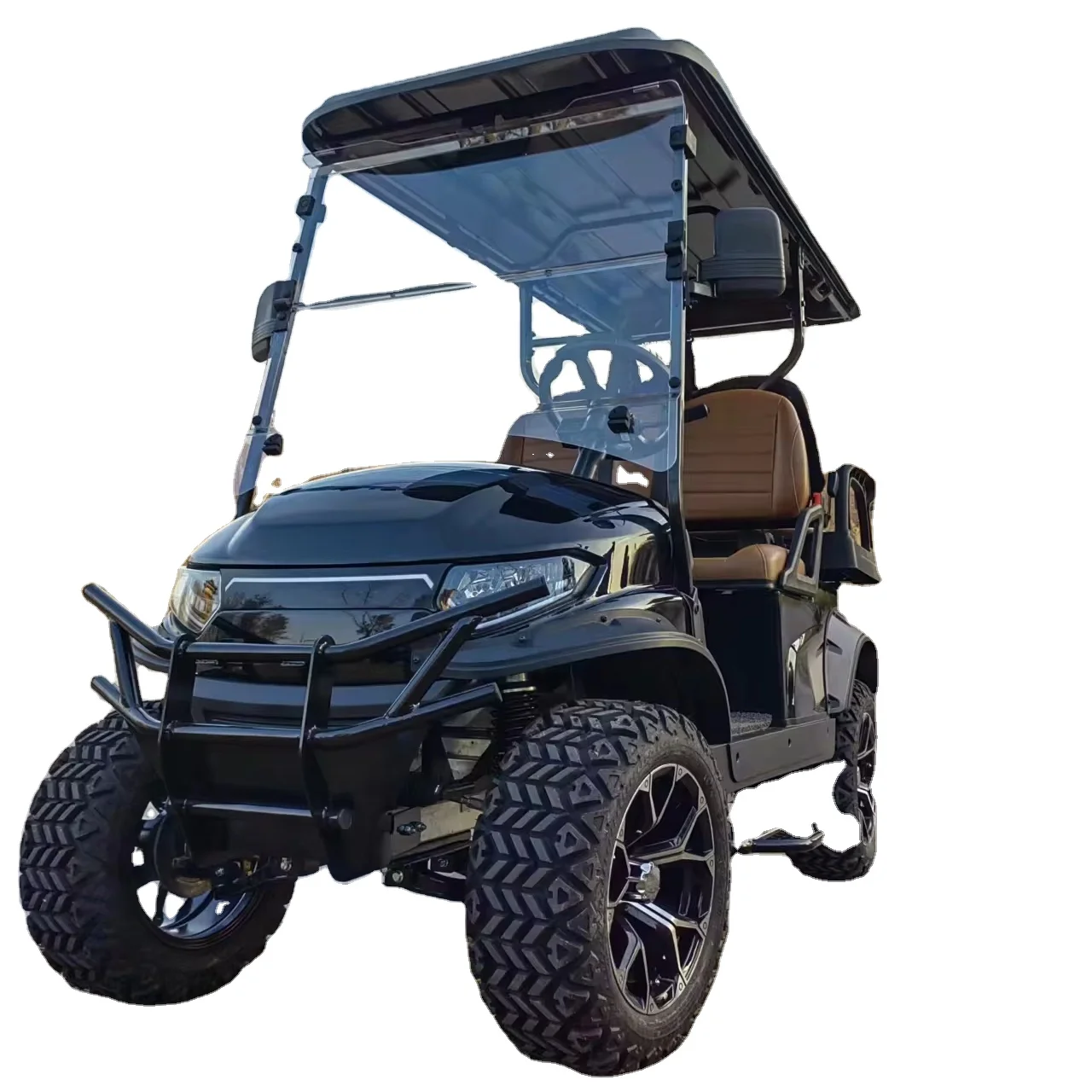 top a level professional golf car electric version support customization with all alloy structure and LED lights 4 seater 6 seat