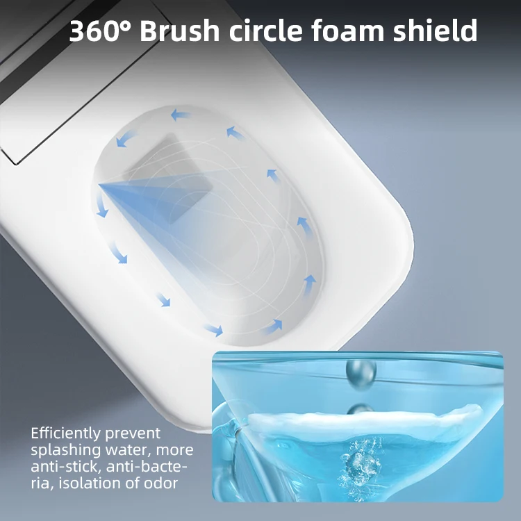 Automatic  Washing Electric Operation Flushing Sensor Wc Top Smart Seat Quality Intelligent Toilet