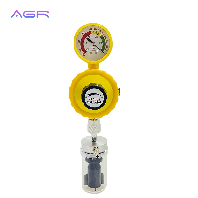 Hospital Suction Regulator Medical Wall Mounted BS Standard Vacuum Regulator Suction Unit