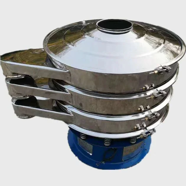 Food Grade Black Pepper Milk Powder Pollen Circular Ultrasonic Vibrator Vibrating Screen Sieve For Sifting Matcha Tea