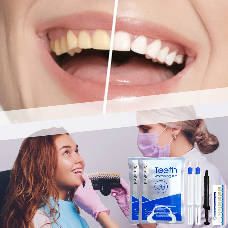 2024 Salon Clinic White Cleaning Bleaching Tooth Professional 35% Hydrogen Peroxide Teeth Whitening Gel Dental Whitening Kits