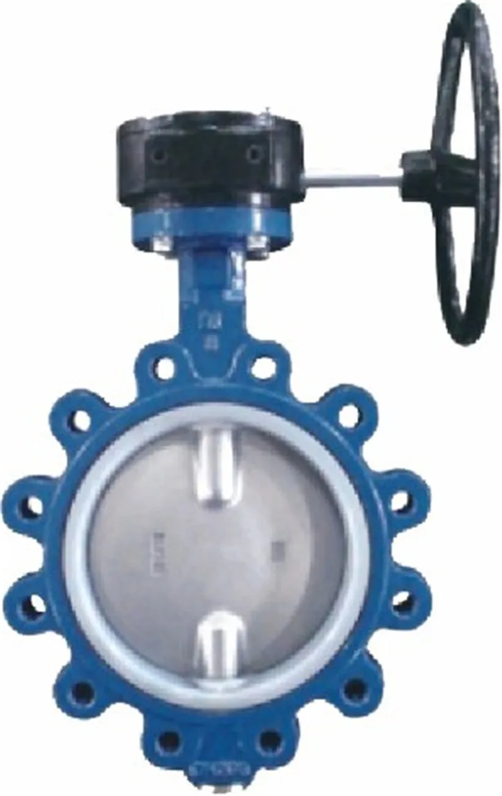 10 inch 12 inch DN200 worm gear manual ductile iron wafer lug type fully-lugged lever operated butterfly valves
