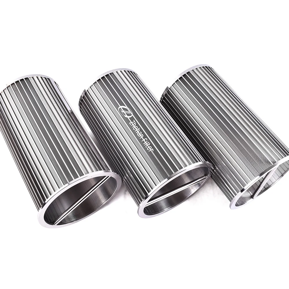 304 316  Stainless Steel Screen johnson  screen Pipe Johnson Tube Wedge Wire Screen Filter