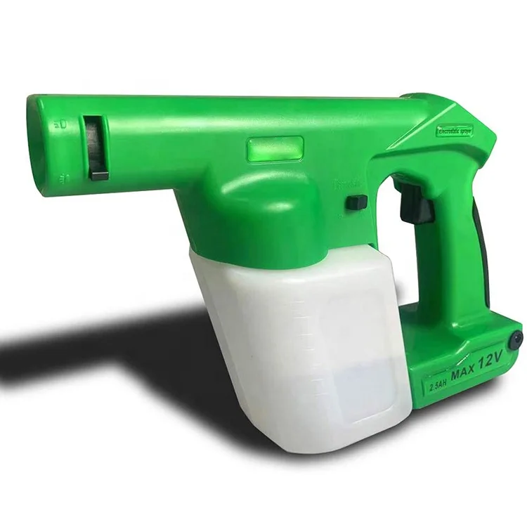 
sanitizing gun sprayer rechargeable electric cordless handheld electrostatic sprayers 