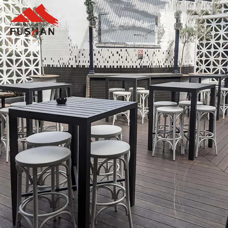Wholesale Round Cross Cane Seat Stools Modern Bar Chair Bistro Wood Restaurant Furniture Product PU Seating Bar Stool High Chair