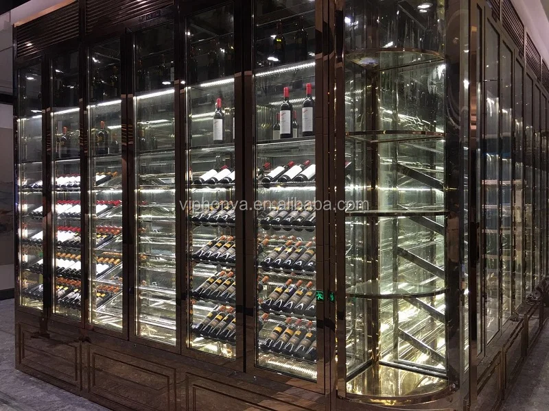 240L Dual Zone Compressoer Wine Refrigerator Vino Champagne 87 Bottles Tall Commercial Wine Cellar For Red Wine