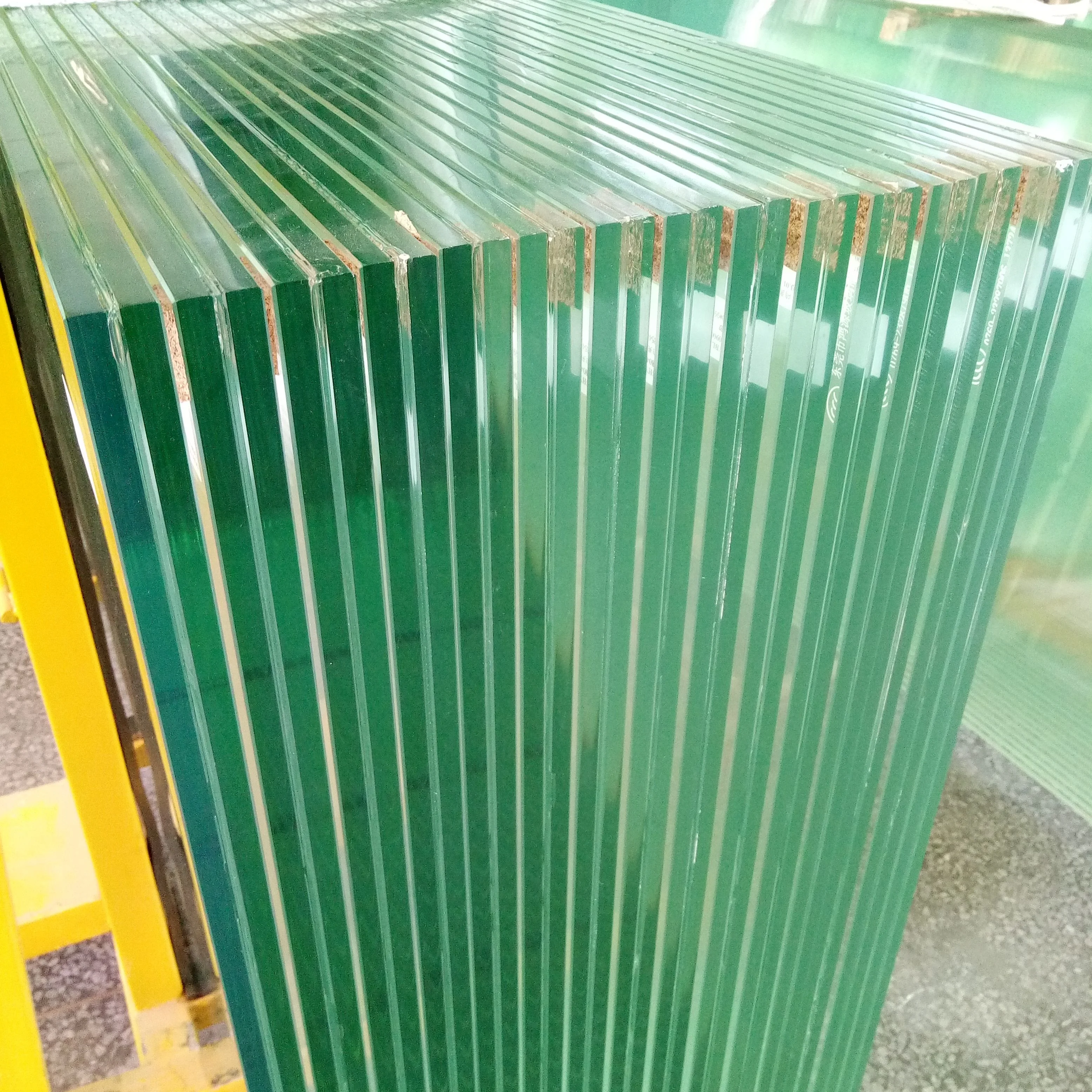 Glass manufacturer toughened 5 9 5mm 6 12 6mm 8 12 8mm 10 12 10mm eva pvb sgp pet laminated glass