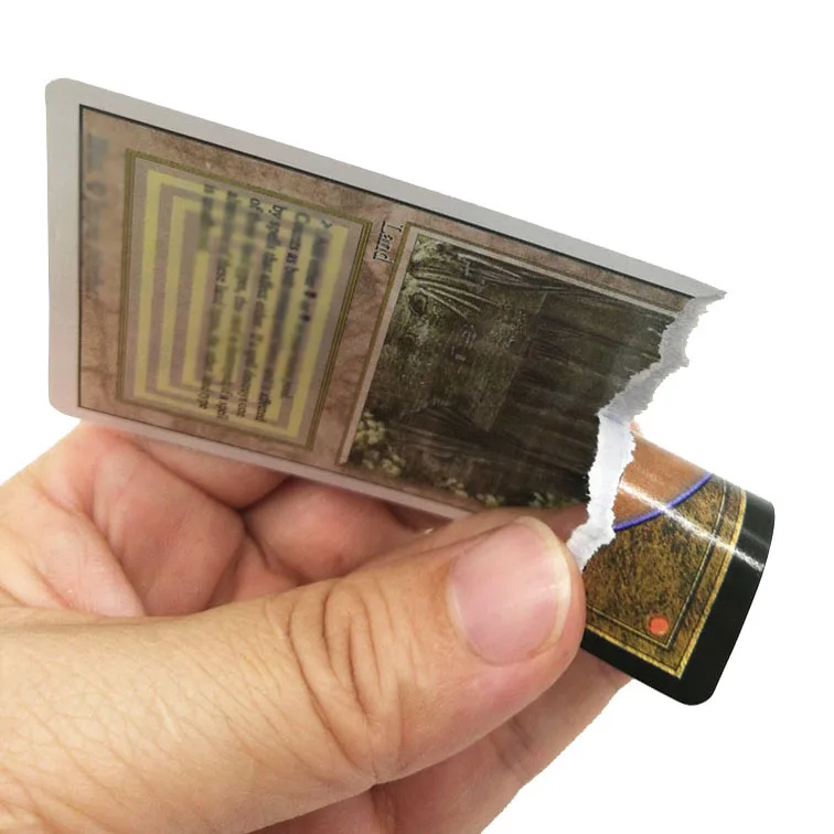 Custom MTG card printing lower MOQ trading card  collection gathering holographic foil playing cards