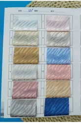 Zebra Patterned Polyester Satin Jacquard Fabric Manufacturers Directly Imitation Silk Fabrics Jacquard Stof For Pajamas Dresses
