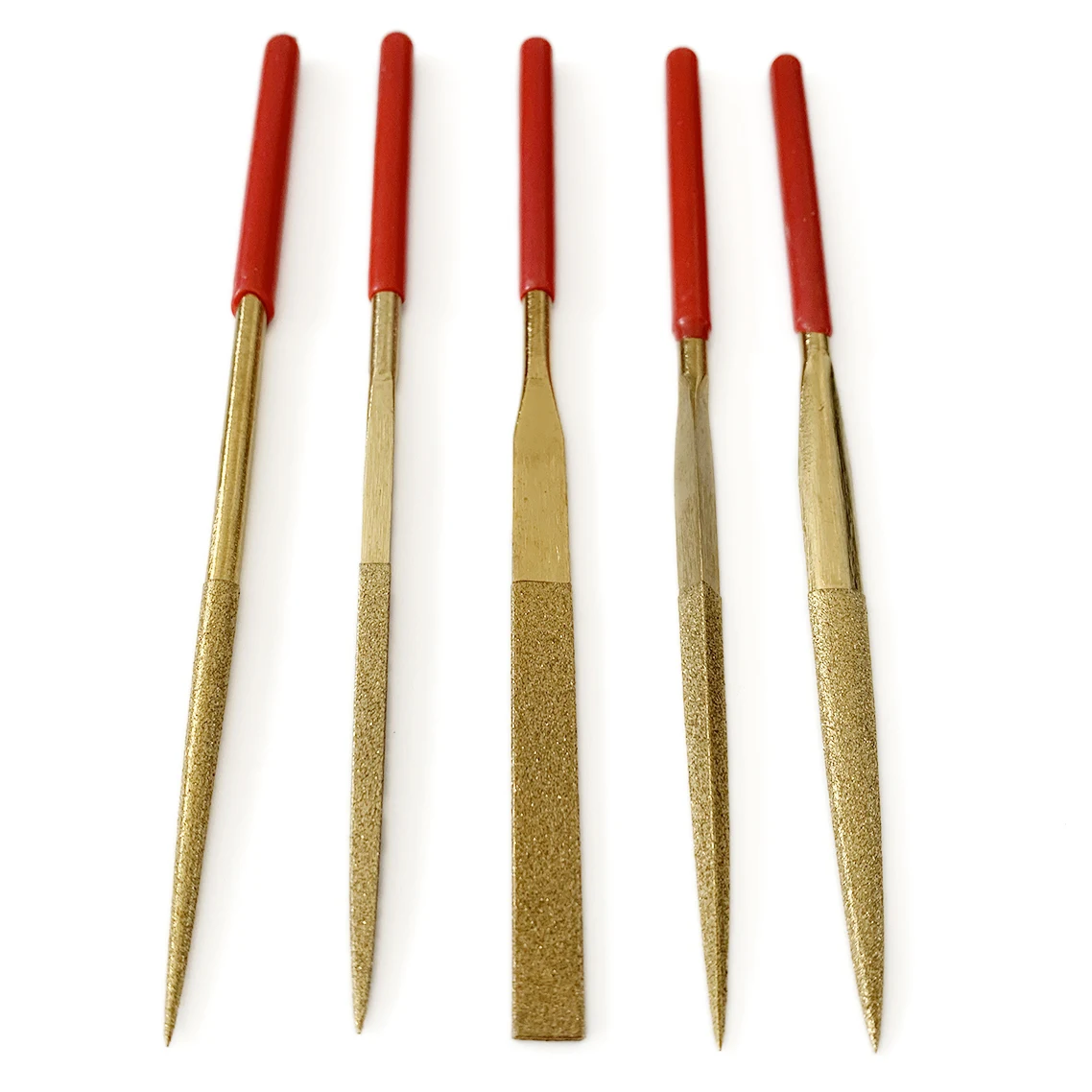 Пилка Алмазная с титановым покрытием и хвостовиком 4 мм, 5 шт./набор