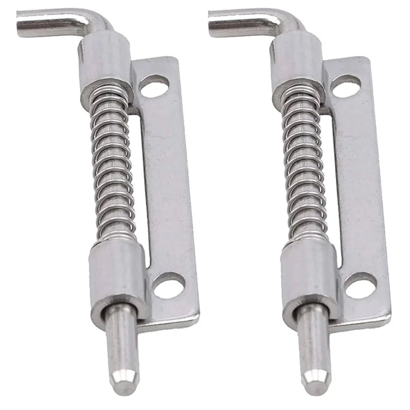 Movable Stainless Steel Door Gate Lock Bolt Spring Latch Hinge