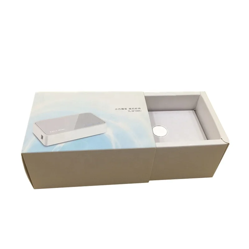 Portable power bank custom packaging boxes Smart phone power bank gift packaging box full printed paper drawer box