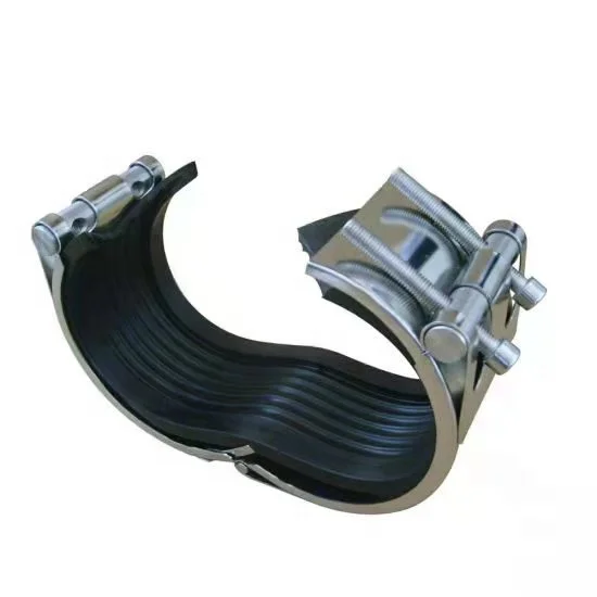 Pn16 Equal Cast Ductile Iron Pe Pvc Hdpe Water Oil Straight Pipe Epdm Sealing Ss Leakage band pipe repair clamp
