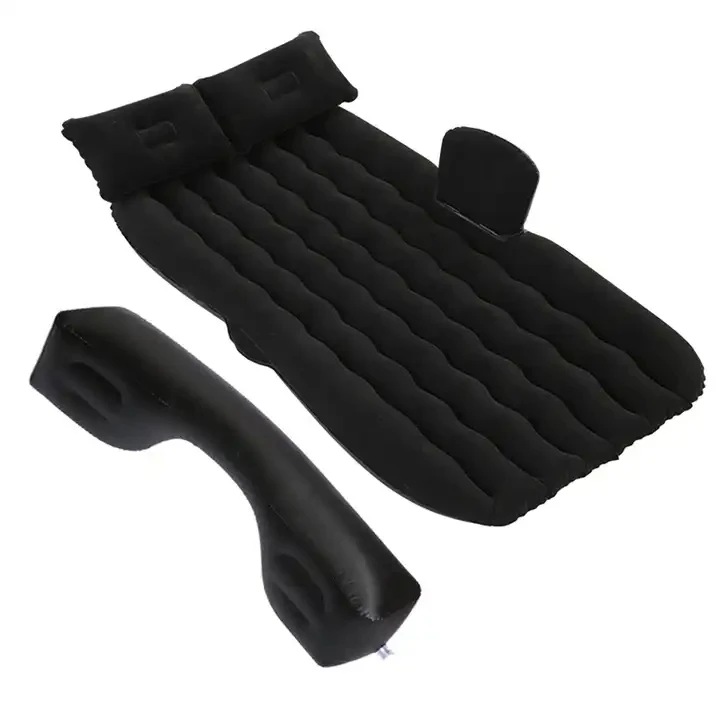 Wholesale Air Inflatable Car Travel Mattress Bed for Auto Back Seat Bed Cushion with Air Pump Pillows For Travel Camping