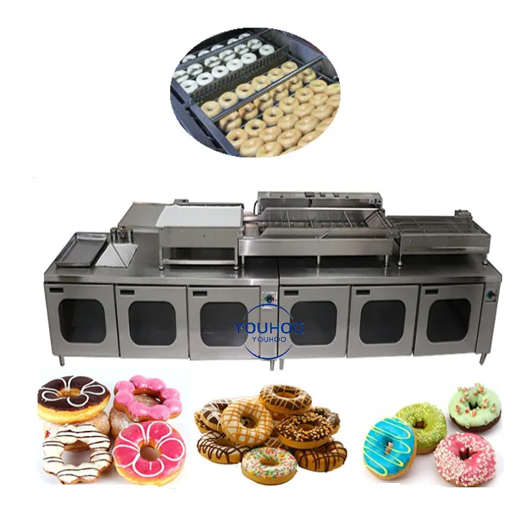 fully automatic high production yeast raised donut machine with proofing system