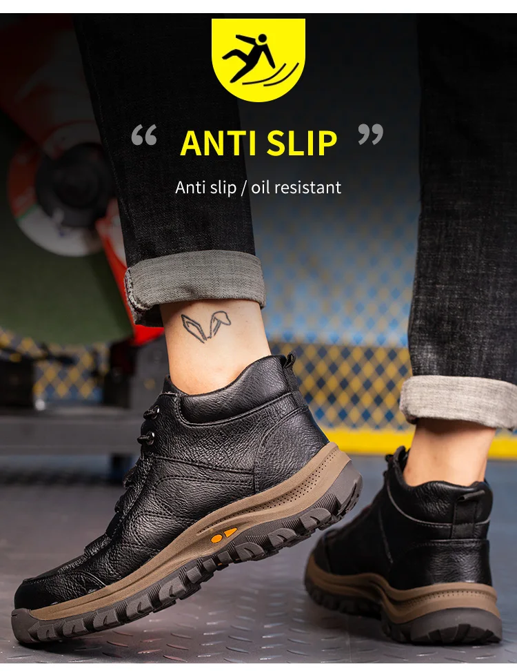 Construction Work Steel Toe Safety Boot