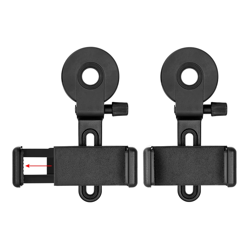 (BM-SM08A) Adjustable metal  universal Smart Cell phone  Adapter  Clip telescope microscope binoculars mount