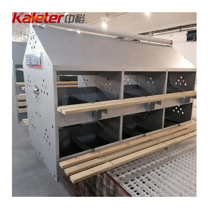Chicken Laying Nest Box New Product 24 Holes Poultry Layer Hens Eggs Nesting Coop Metal Machine