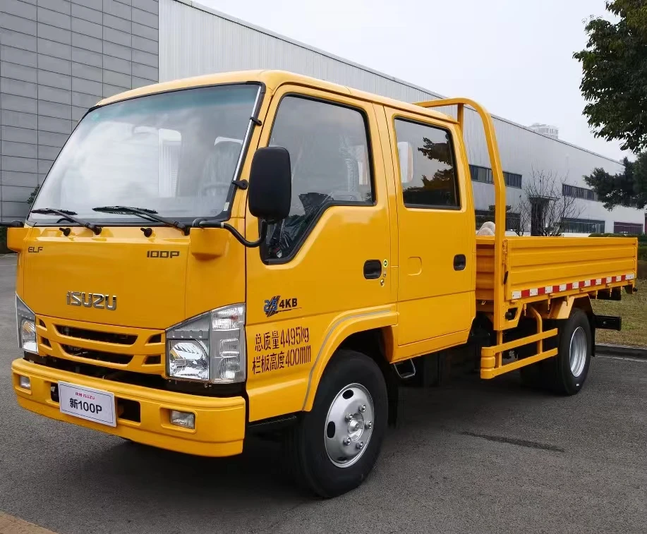 Б/у грузовики Isuzu 4x2 Легкий грузовик грузовой фургон японский дизельный двигатель