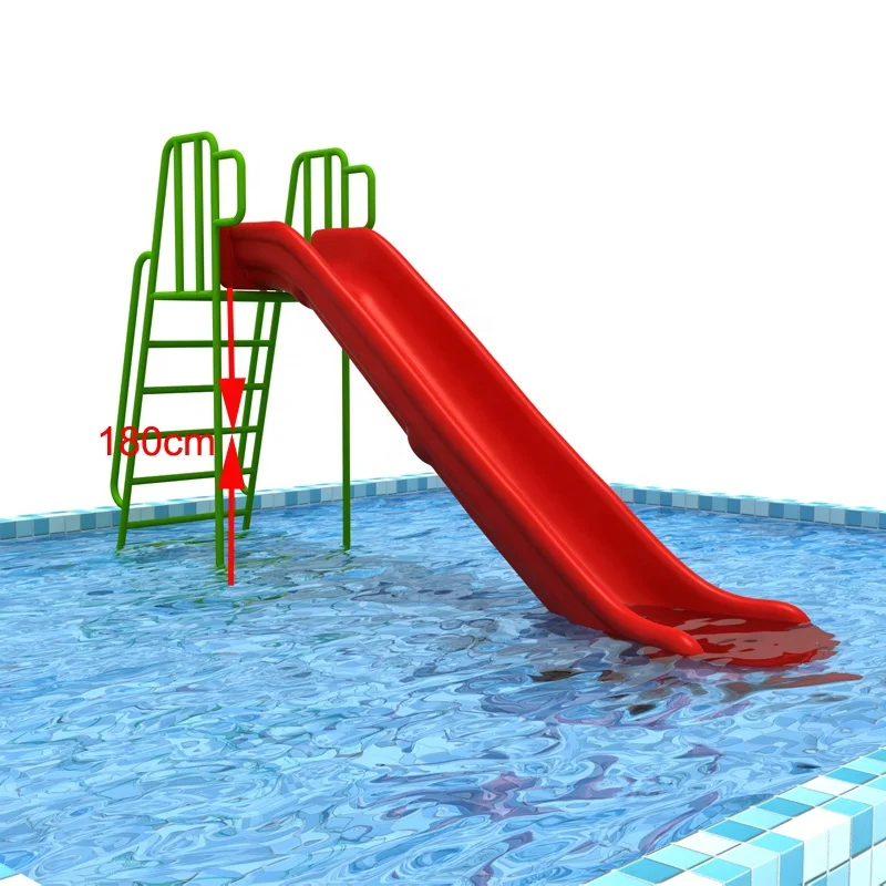 Children Water Park Fiberglass Pool  Water Slides For Garden Swimming Pools
