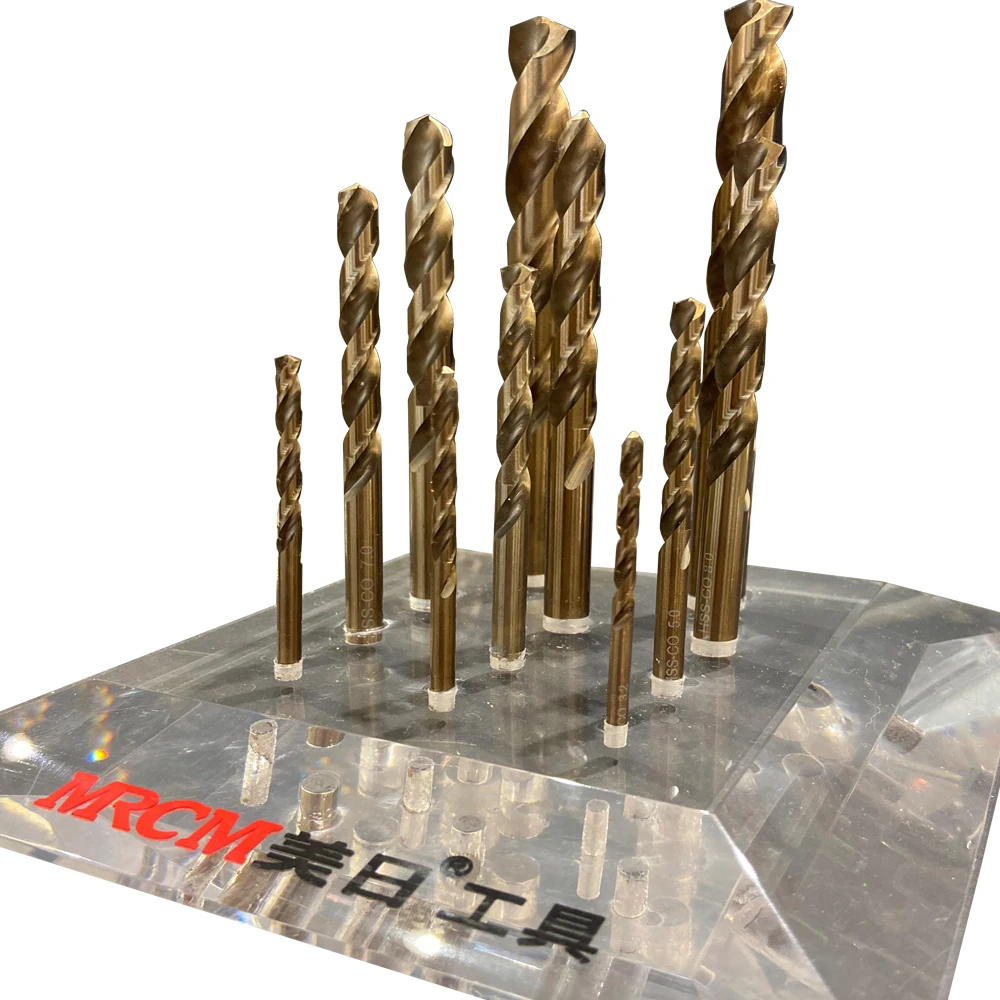 Drill Bit Set-High Speed Steel HSS Hard Metal Drill for Hardened Metal Stainless Steel Cast Iron