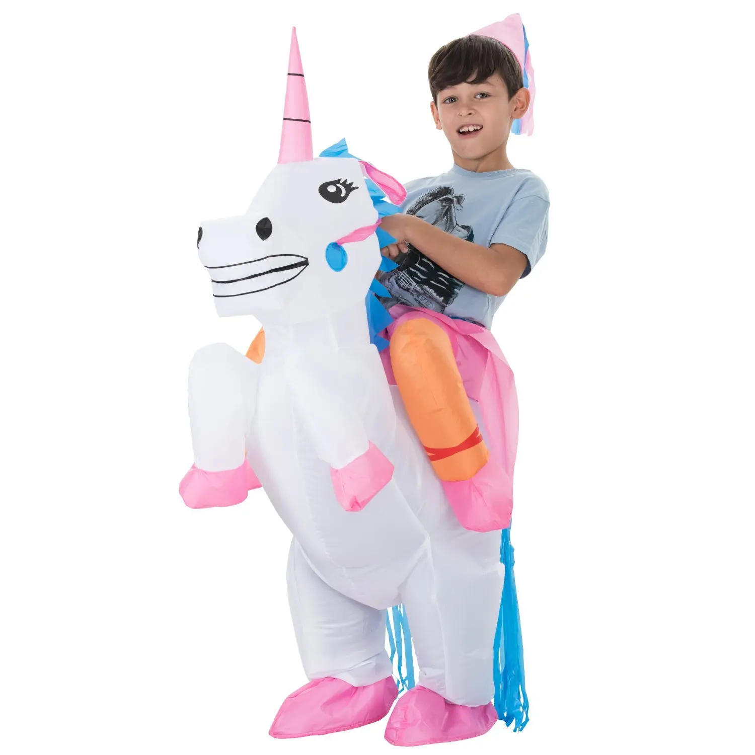 LC Inflatable Unicorn Rider Costume Inflatable Costumes For Adults Or Child