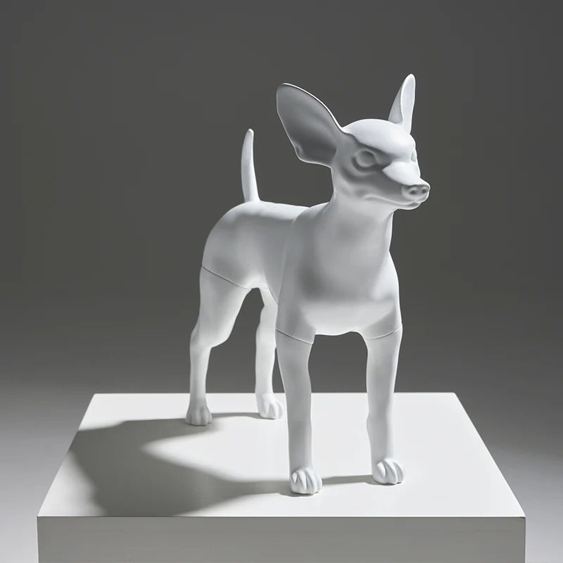 AFELLOW new pet chihuahua and labrador dog mannequin pet full body accessories shop window display use