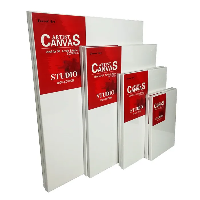 High Quality 40*50cm Stretched Canvas Wholesale Painting Canvas for Drawing