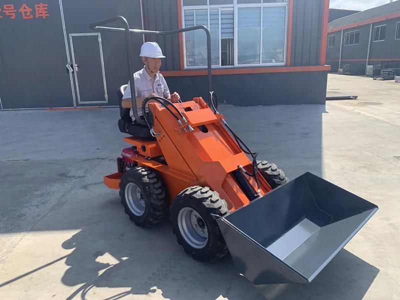 Rima Petrol  Mini Loader Construction Machinery  Skid Steer Mini Loader for Home Use