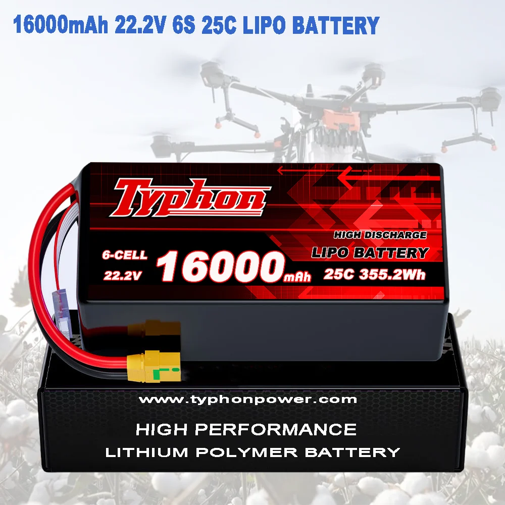 Factory Lipo Batterie/Cell/Bateria/Pil/Akku 16000Mah 22.2V 6S 25C High-Voltage Rc Battery For Electric Lawn Mower
