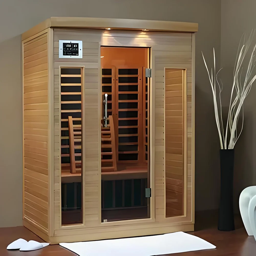 EnjoyTech Lower Price Comfortable Indoor Far Infrared Spin Spa Home Mini Sauna 1-4 Person Far Infrared Sauna