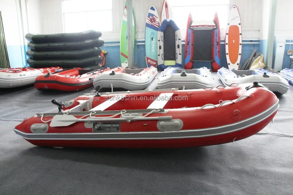 factory wholesale 2022 NEW 360mm inflatable Fishing boat with aluminium floor