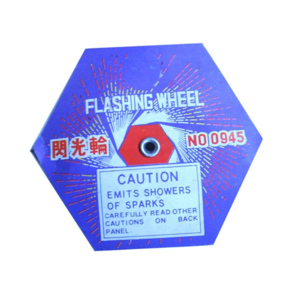 Wholesale Chinese Liuyang fireworks Silver Flashing Wheel Fireworks