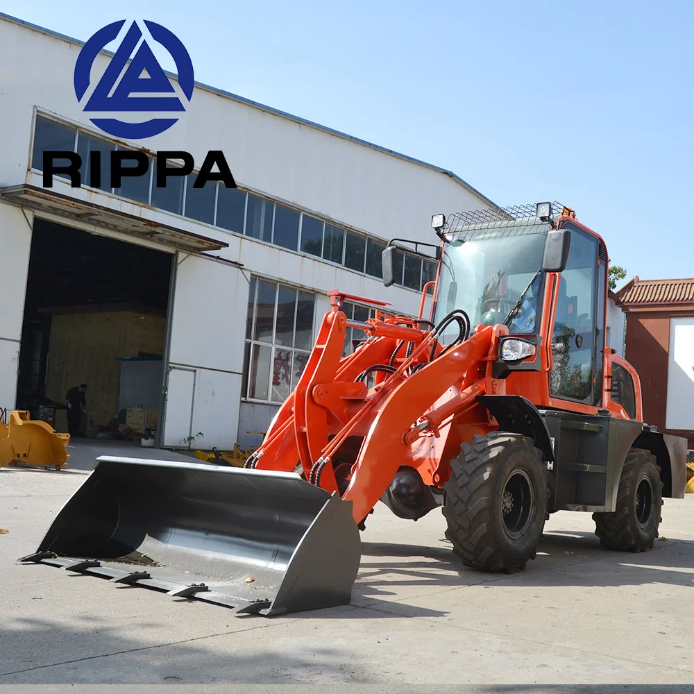 Customize 4ton Wheeled Loaders CE Certificate Farm Small Front End Loaders Compact Articulated Mini Wheel Loader