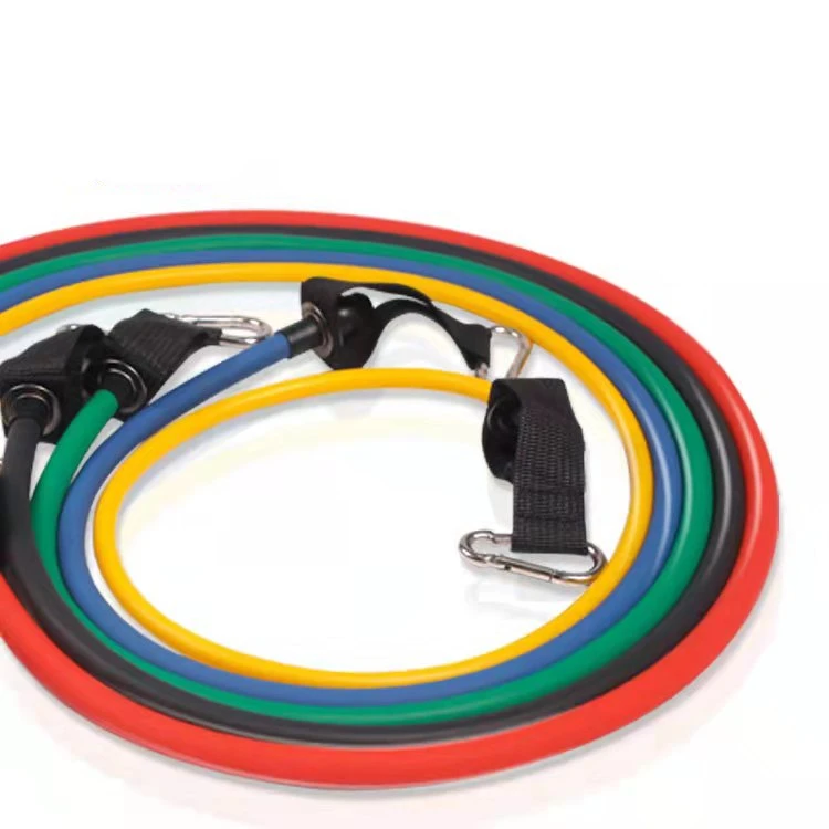 2080 Length Custom logo Resistance Tube Bands High Quality 150lbS resistance Tube Bands With Fitness