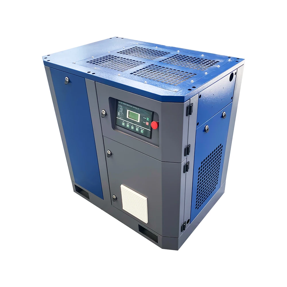 Silent Portable 240v 3 phase 50HZ 60HZ Screw Air Compressor Machines in Foshan Mexico Colombia Australia Motor POWER Style