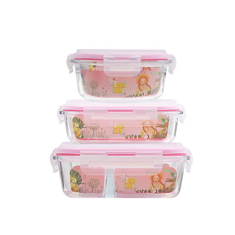 LYP025 square shape large glass bowl salad bowl fish bowl food storage container glass material wholesale ice cream containers