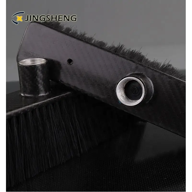 Carbon Fiber Tube Pole tubos lac negro de acero al carbono Adjustable 2023 Environmental Protection Long Handle Cleaning Brush