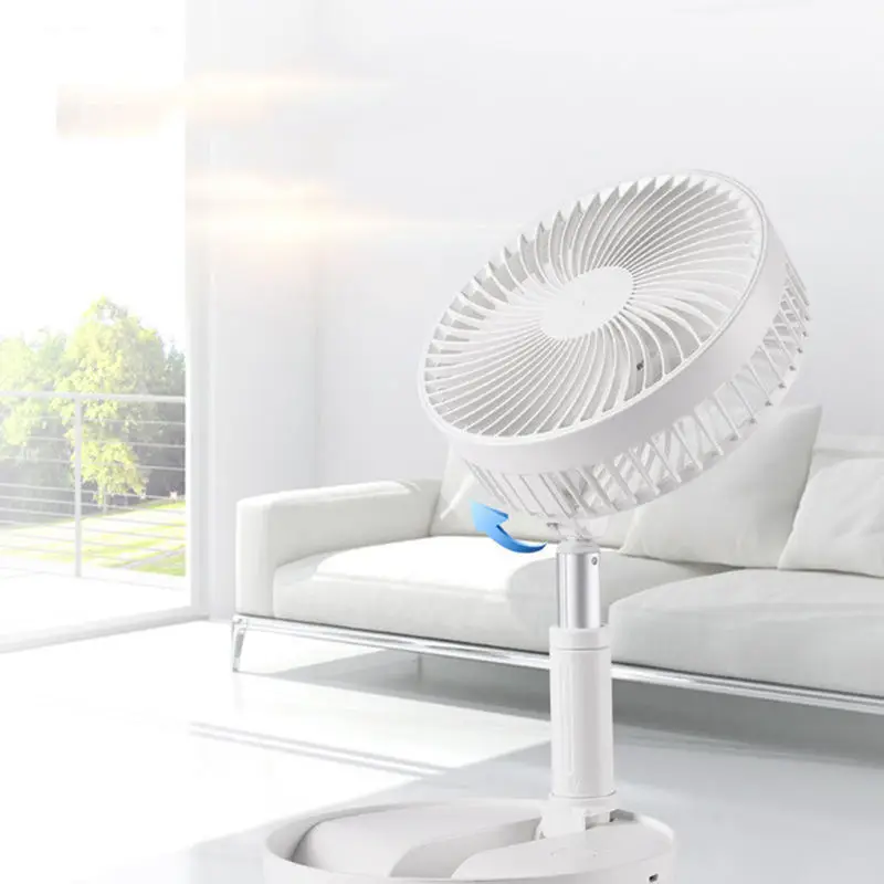 New style Foldable Standing Cooling Fan Portable Usb Handheld Stand Folding Pedestal Fan Convenient Table Fan