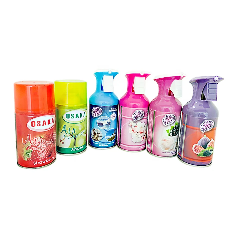 Ароматизированный автомобильный аэрозольный освежитель воздуха apple rose, лаванда, ваниль, лимон, яблоко