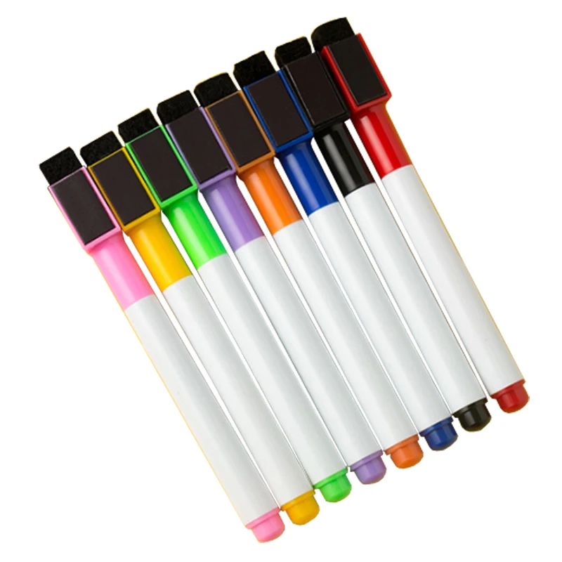 Non dangerous Low Odor Non toxic Vivid And Vibrant Color Jumbo Size Water Base Wet Erase Magnetic Blackboard Pen