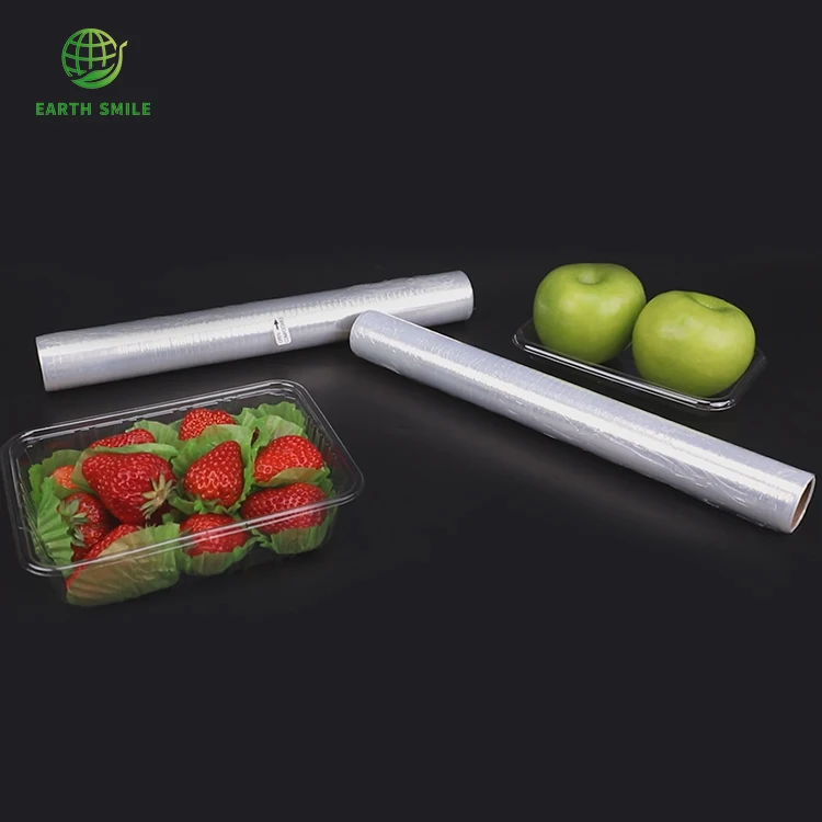 Manufacturers Wholesale Food Grade Home Compostable Eco Best Fresh Cling Film Black custom Saran Wrap for Weight Loss